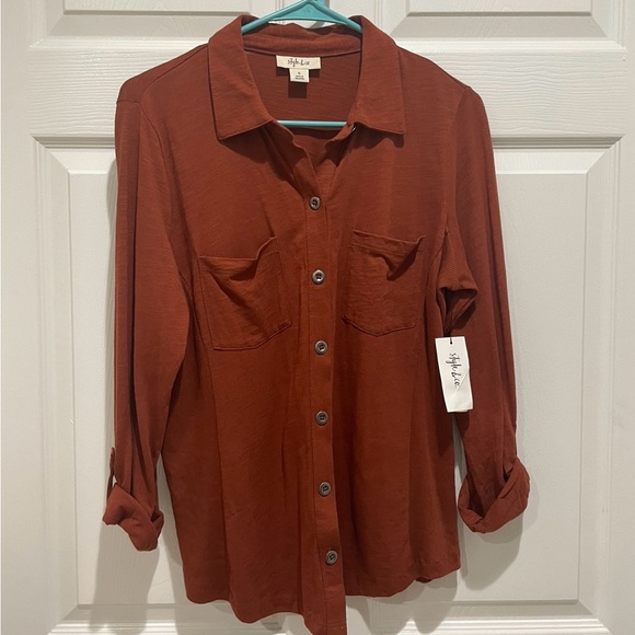 🍁Autumn button down🍁 - Picture 6 of 16